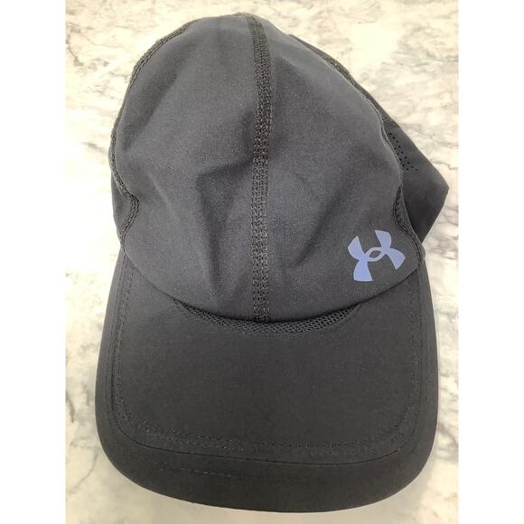 Under Armour Men's Black Launch Adjustable Cap Hat Active Athleisure A9-5 - Picture 3 of 8